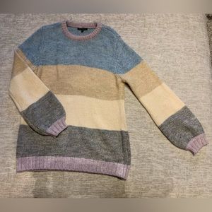 Staccato color block sweater. Size Small.